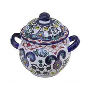 Large Talavera Sugar Bowl