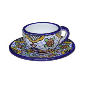 Talavera Tea Cup w/ Saucer