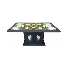 Rectangular Calla Lily Dining Table