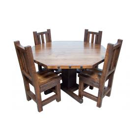 Barnwood Dining Table w/ Reversible Poker Top