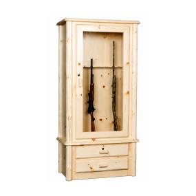 Log Gun Cabinet