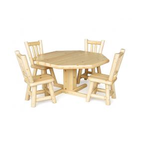 Log Dining Tablew/ Reversible Poker Top