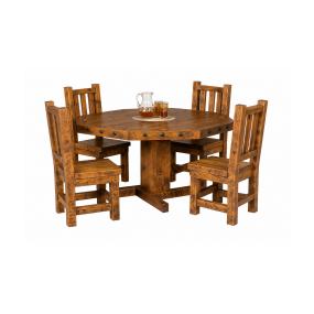 Barnwood Dining Table w/ Reversible Poker Top