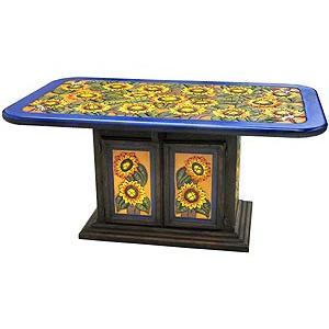 Rectangular SunflowerDining Table