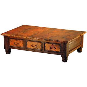 French 6-Drawer Coffee Table