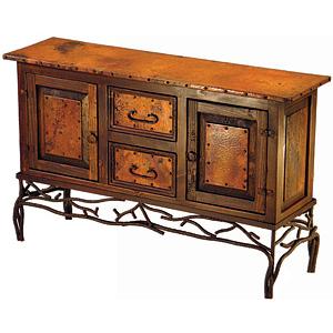 2-Door/2-Drawer Twig Console Table