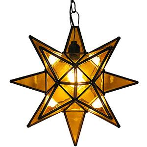 Amber Glass Star