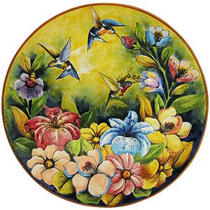 Large Hummingbird Platter