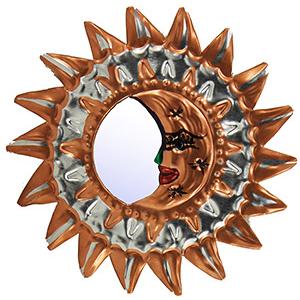 Copper Eclipse Ornament w/ Mirror