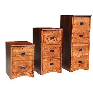 American Mission Oak File Cabinets