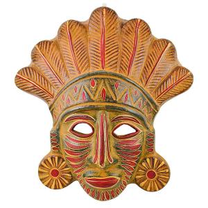 Clay Mask: Mayan Nobility