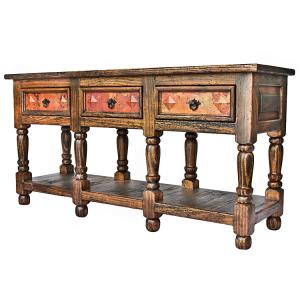 Kyla Console Tablew/ Copper Drawers