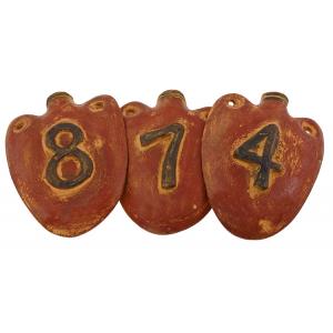 House Numbers: Red Amphora