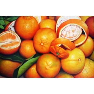 Orange Harvest Oil Painting on Canvas