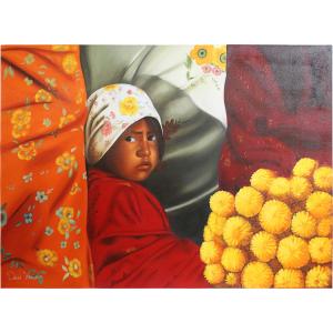 Nina TarahumaraOil Painting on Canvas