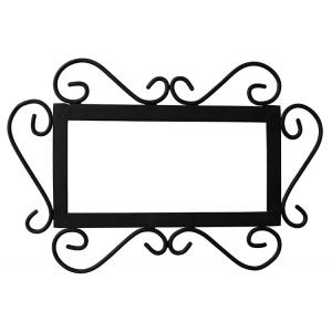 Wrought IronHouse Number Frame