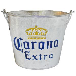 Corona Extra Embossed Metal Beer Bucket