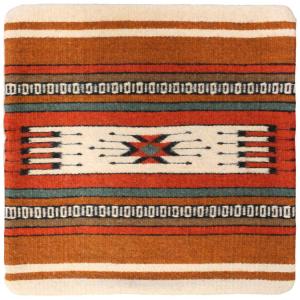 Wool Throw Pillow: Zapotec Design PV4