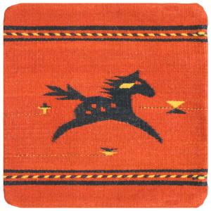 Wool Throw Pillow: Zapotec Design FLH