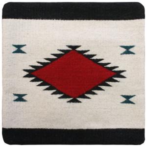 Wool Throw Pillow: Zapotec Design LP1