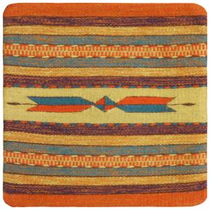Wool Throw Pillow: Zapotec Design IP2