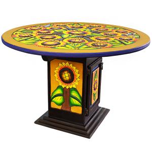 Round Sunflower Dining Table #2
