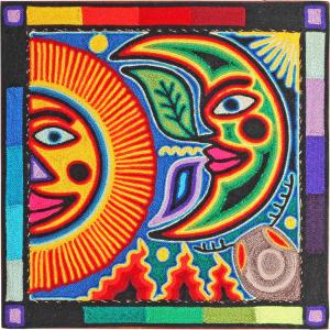 Huichol Yarn Painting