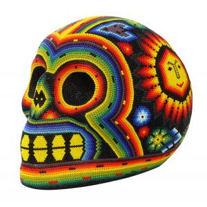 Huichol Beaded Skull