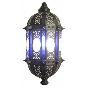 Fiesta Wall Sconce w/Blue Glass