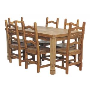 Julio Dining Set w/ Colonial Chairs