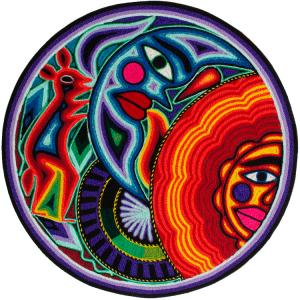 Huichol Yarn Painting