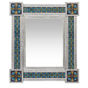Talavera Tile Mirrorw/ Tile Corners