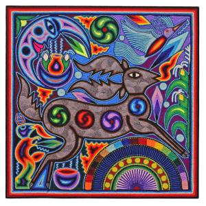 Huichol Yarn Painting