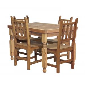 Square Lyon Dining Set w/ New Mexico Chairs