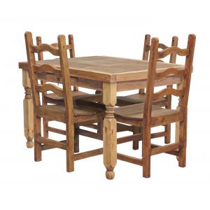 Square Lyon Dining Set w/ Colonial Chairs