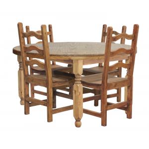 Round Lyon Dining Setw/ Colonial Chairs
