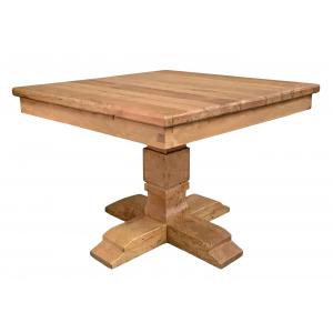 Square Pedestal Dining Table