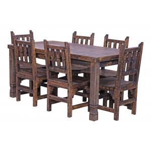 Ranch Dining Setw/ Santa Fe Chairs