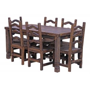 Ranch Dining Setw/ Ladderback Chairs