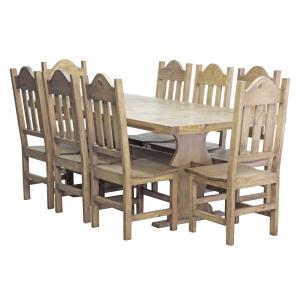 Trestle Dining Setw/ Santana Chairs