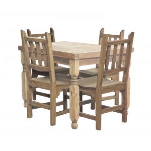 Square Lyon Dining Set w/ New Mexico Chairs
