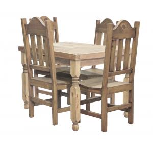 Square Lyon Dining Set w/ Santana Chairs