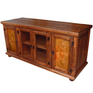 Santa Maria TV Stand w/ Copper Doors