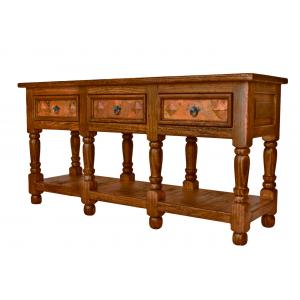 Kyla Console Table w/ Copper Drawers