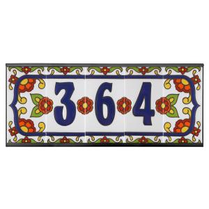 Powder Coated Frame for Southwest House Numbers