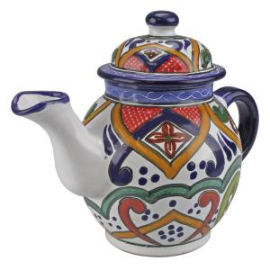 Talavera Tea Pot w/ Lid