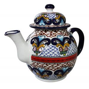Talavera Coffee Pot w/ Lid