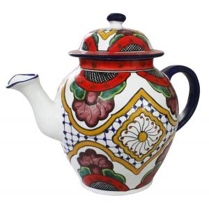 Talavera Coffee Pot w/ Lid