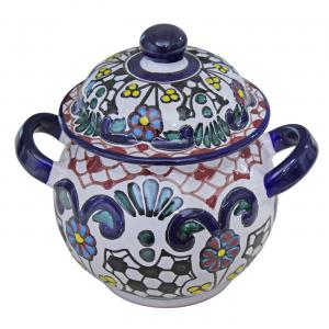 Large Talavera Sugar Bowl