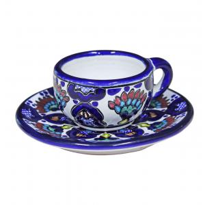Talavera Tea Cup w/ Saucer